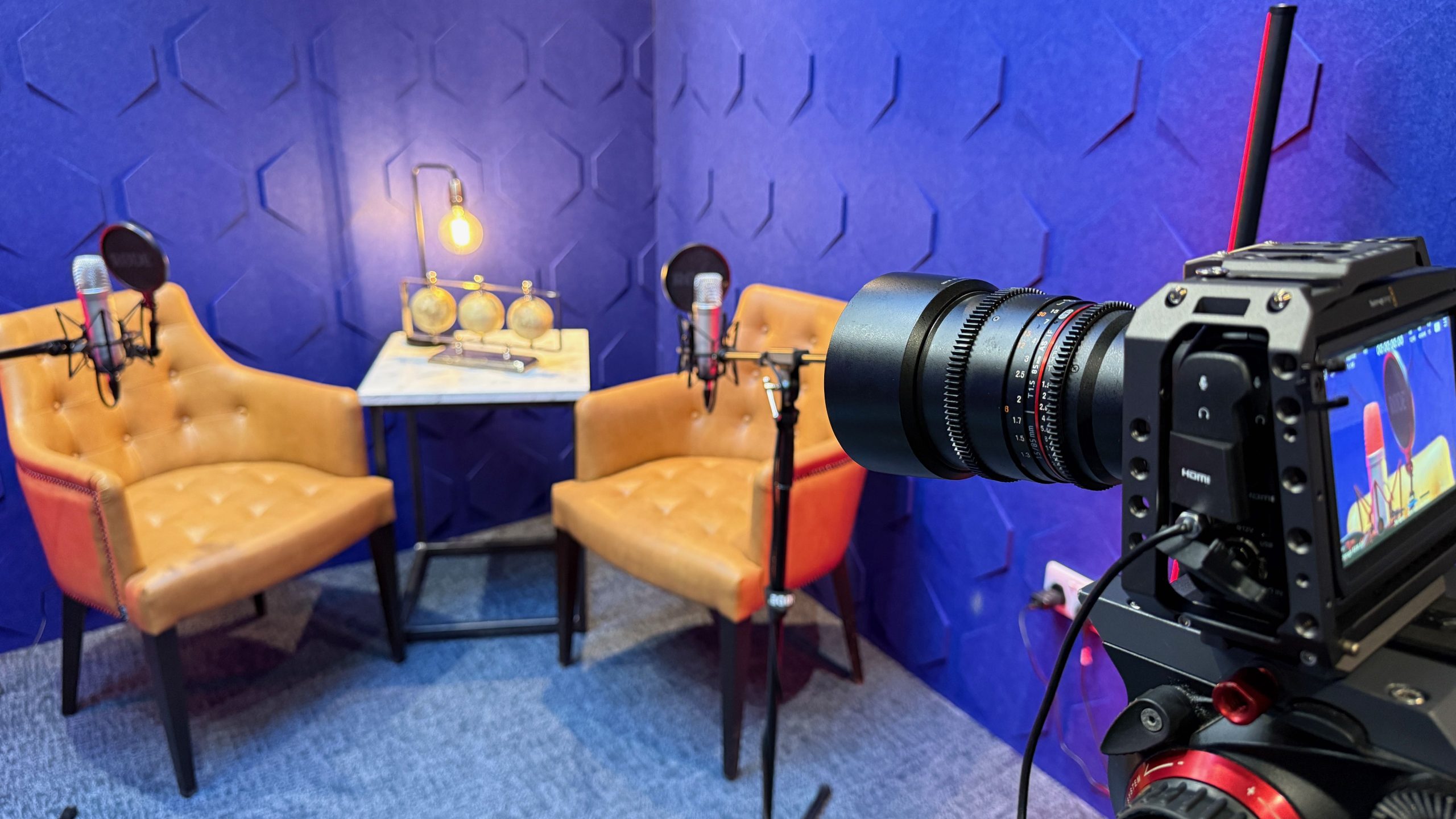 Favourites - 1 of 33 Our podcast recording studio has everything you need to get started in the podcasting world.